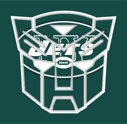 Autobots New York Jets logo iron on paper